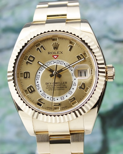 (image for) A ROLEX 18K YELLOW GOLD SKY DWELLER / 326938
